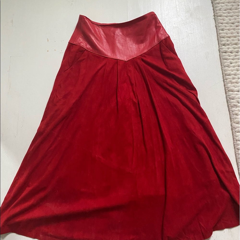 red liz roberts robert elliot skirt size: 8